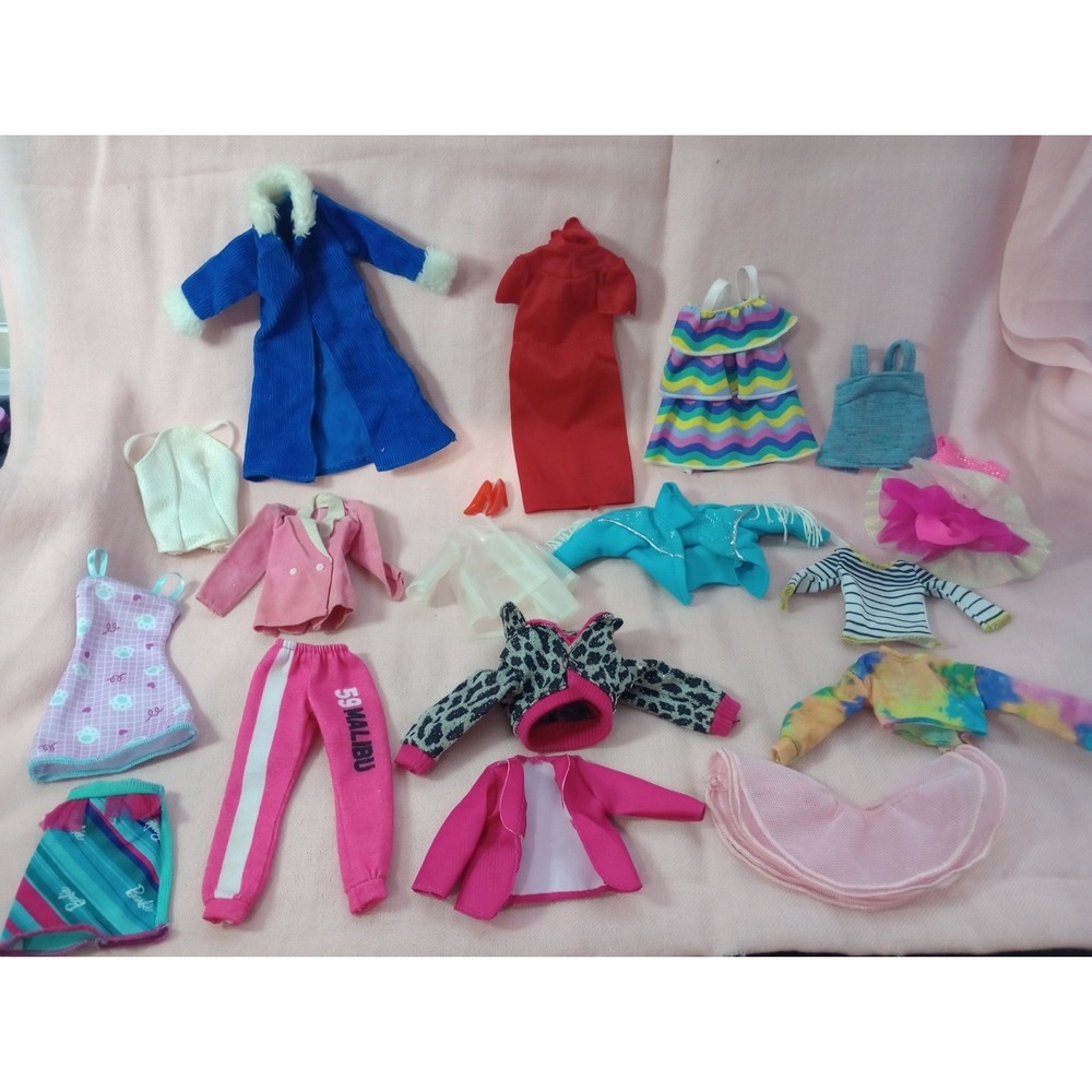 Barbie Clothes Lot 18 Pc Day To Night 7929 Western Stampin Kitty Condo HHB70